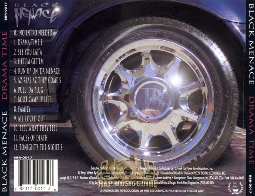 Black Menace - Drama Time: CD | Rap Music Guide